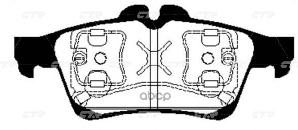Колодки Тормозные Дисковые CTR арт. GK0985