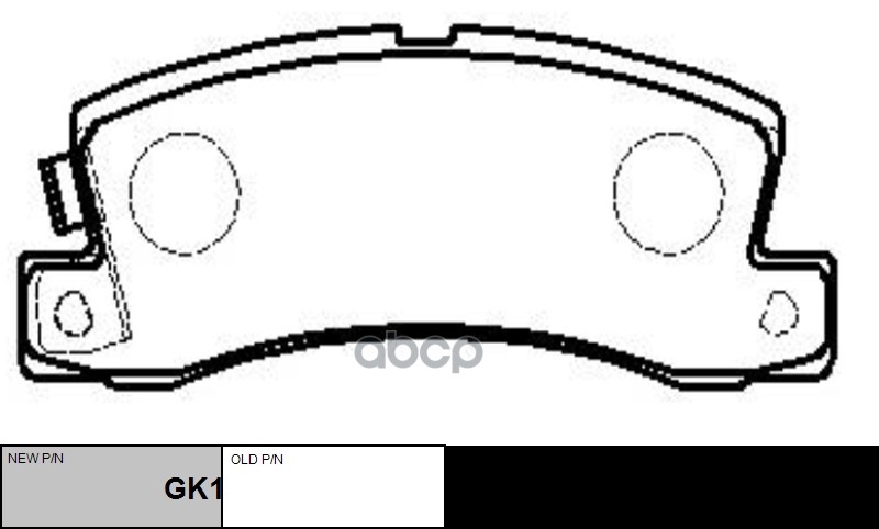 Колодки тормозные дисковые задние Toyota Avensis 1997 ~ 2003 / Caldina 1997 ~ 2002 / Camry 1990 ~ 19 CTR арт. GK1018