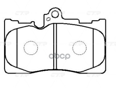 Колодки тормозные дисковые передние Toyota Crown 2008 ~ 2013 / Crown Athlete 2005 ~ 2013 / Crown Maj CTR арт. GK1061