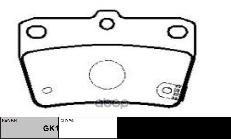 Колодки тормозные (Сзади) Toyota RAV4 (XA10,CA20) 94-05 CTR арт. GK1118