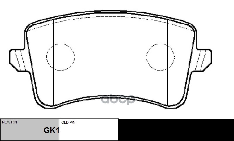 Колодки тормозные дисковые задние Audi A4 2007 ~ 2016 / A5 2007 ~ 2020 / A6 2010 ~ 2018 / Q5 2008 ~ CTR арт. GK1318