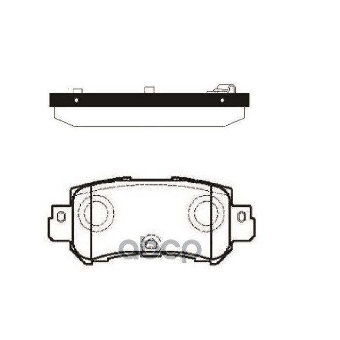 Колодки задние MAZDA CX-5 CTR GK1355 CTR арт. GK1355