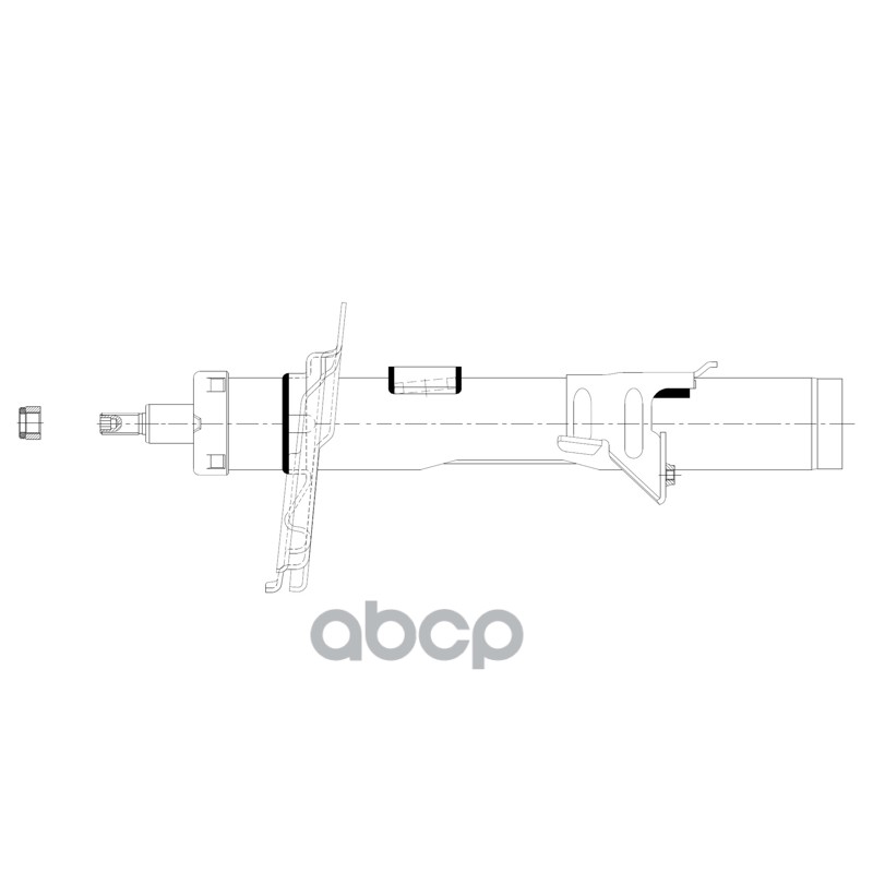 Амортизатор передней подвески правый FORD KUGA 2012- CTR арт. gy1843g
