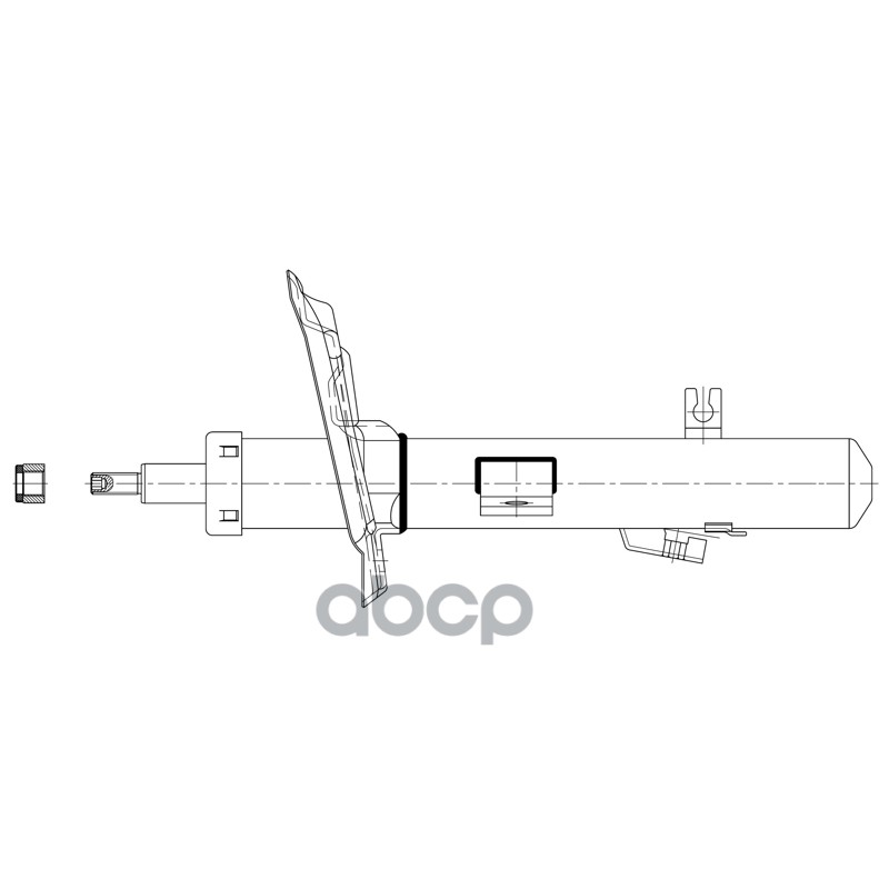 Амортизатор передней подвески правый NISSAN Qashqai 2013 - CTR арт. gy1917g
