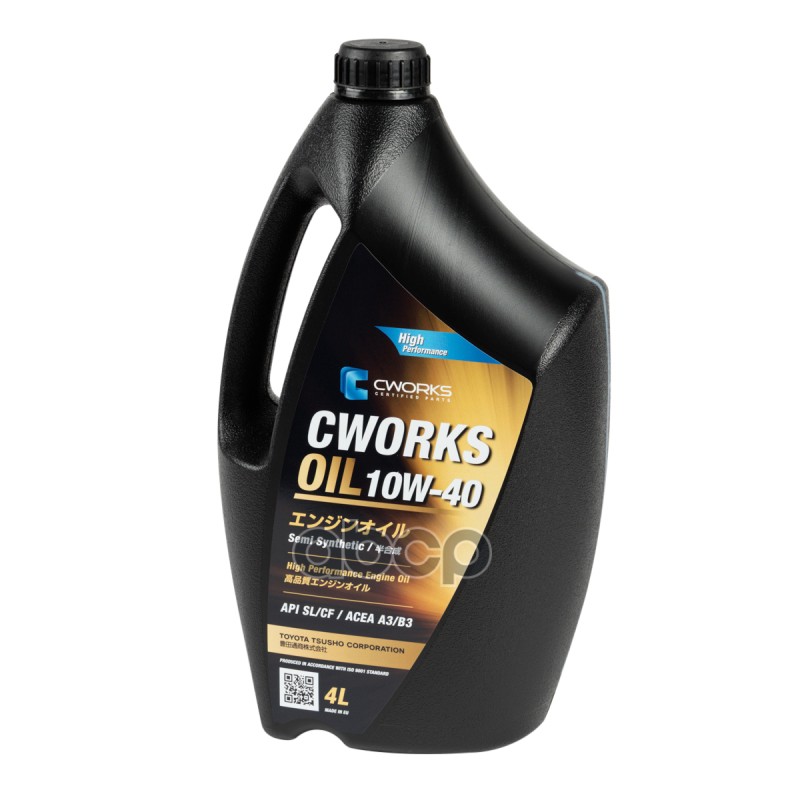 CWORKS Масло моторное OIL 10W-40 A3/B3 4L A130R4004