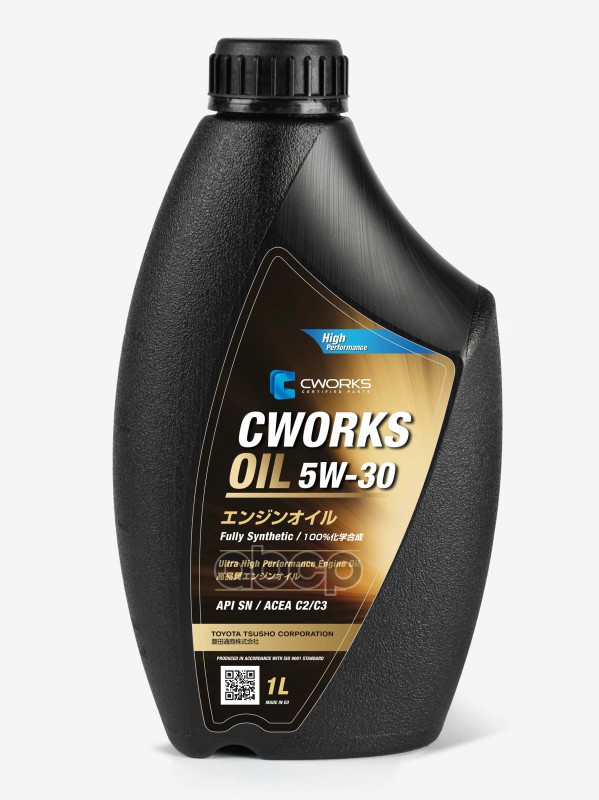 CWORKS Масло моторное OIL 5W-30 C2/C3 1L A130R8001