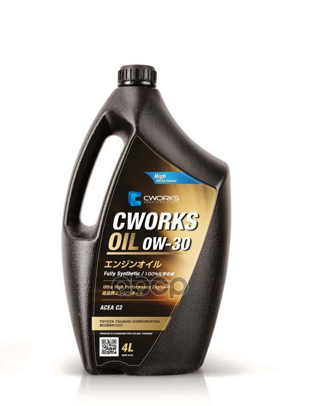 CWORKS Масло моторное OIL 0W-30 C2 4L A130R9004