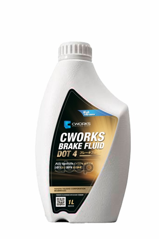 Жидкость тормозная CWORKS Brake Fluid Dot-4  1L CWORKS арт. a310r0001