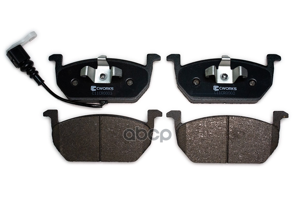 Колодки тормозные дисковые передние  Low Metallic CWORKS арт. c11cr0003