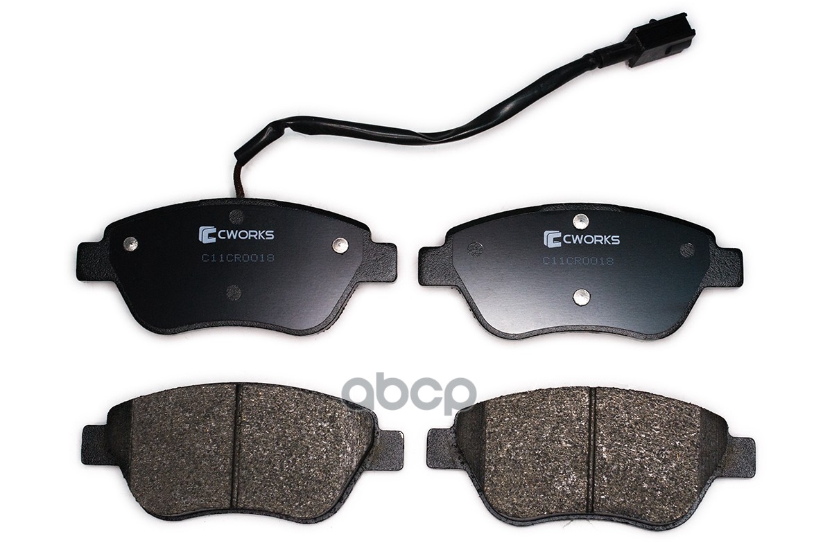 Тормозные колодки передние (Low Metallic) CWORKS C11CR0018 CWORKS арт. C11CR0018