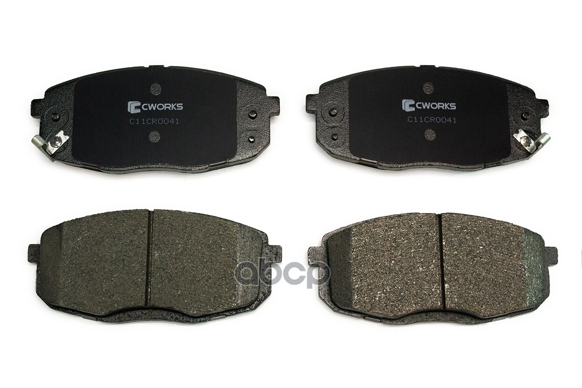 Тормозные колодки передние (Low Metallic) CWORKS C11CR0041 CWORKS арт. C11CR0041
