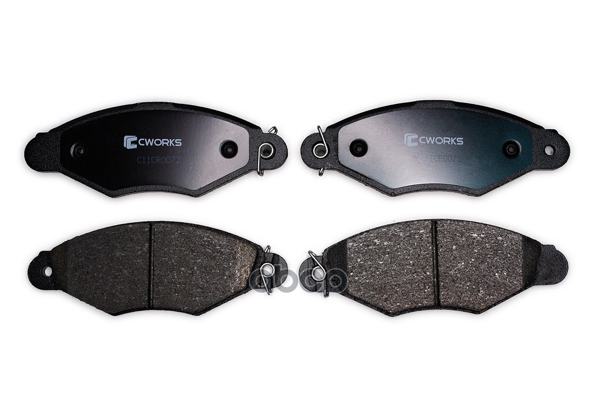 Колодки тормозные дисковые передние  Low Metallic CWORKS арт. c11cr0072