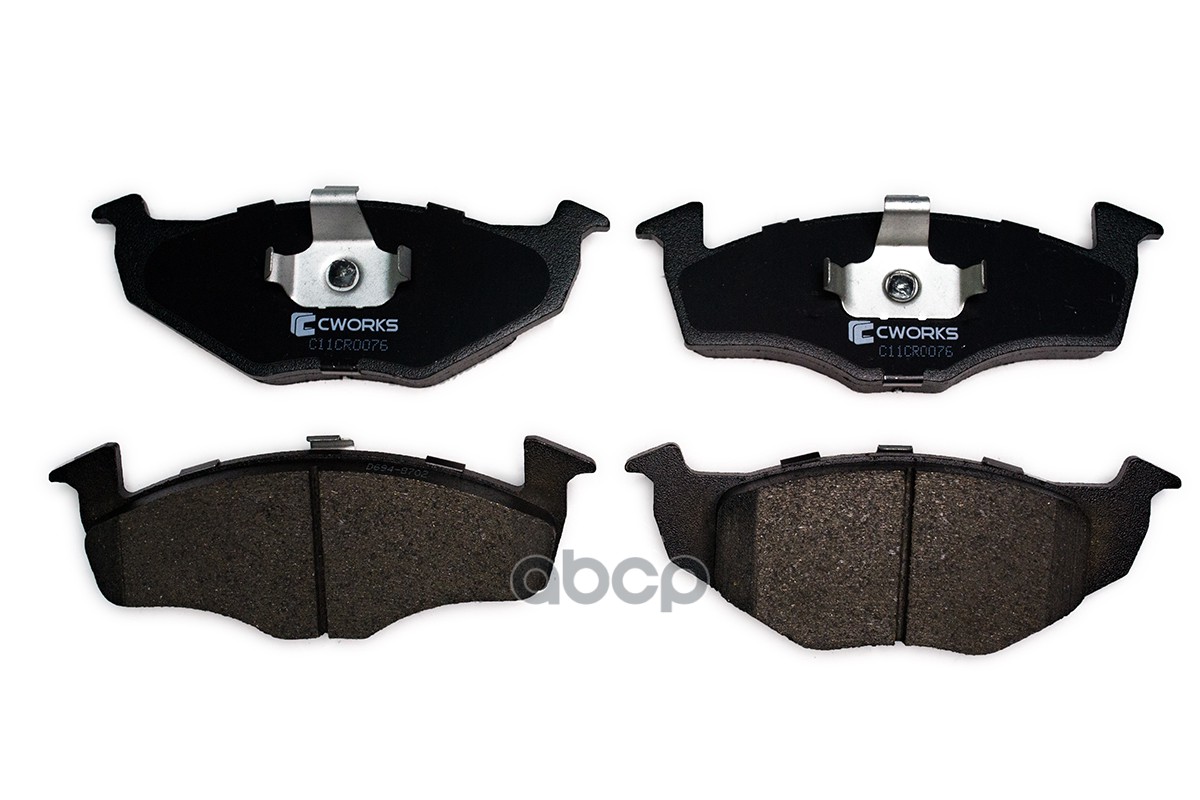 Колодки тормозные передние (Low Metallic) SEAT / SKODA / VW / CWORKS арт. c11cr0076