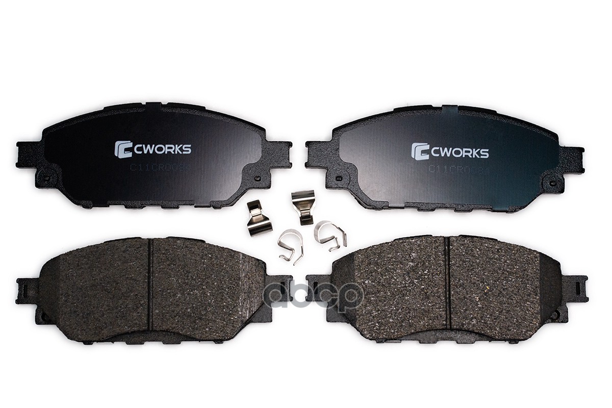 Колодки Тормозные Передние, Low Metallic, Toyota CWORKS арт. C11CR0084