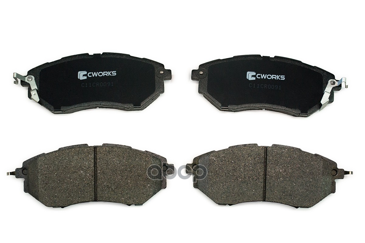 Тормозные колодки передние Low Metallic C11CR0091 CWORKS арт. C11CR0091