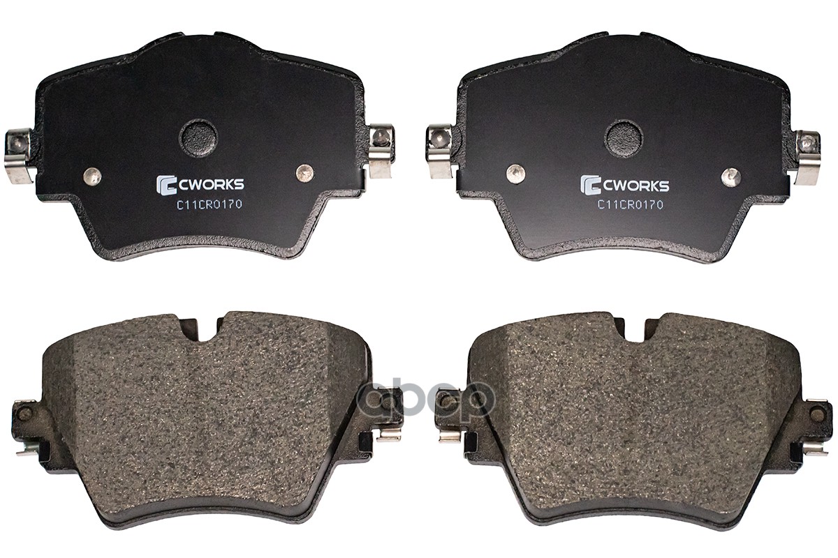 Тормозные колодки передние Low Metallic C11CR0170 CWORKS арт. C11CR0170