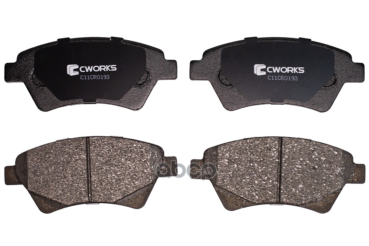 Тормозные колодки передние Low Metallic C11CR0193 CWORKS арт. C11CR0193