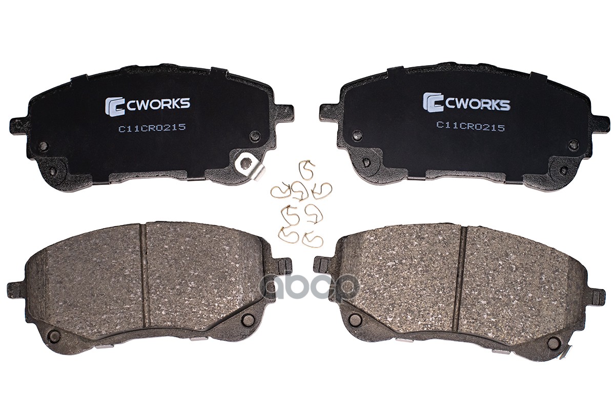Тормозные колодки передние Low Metallic C11CR0215 CWORKS арт. C11CR0215