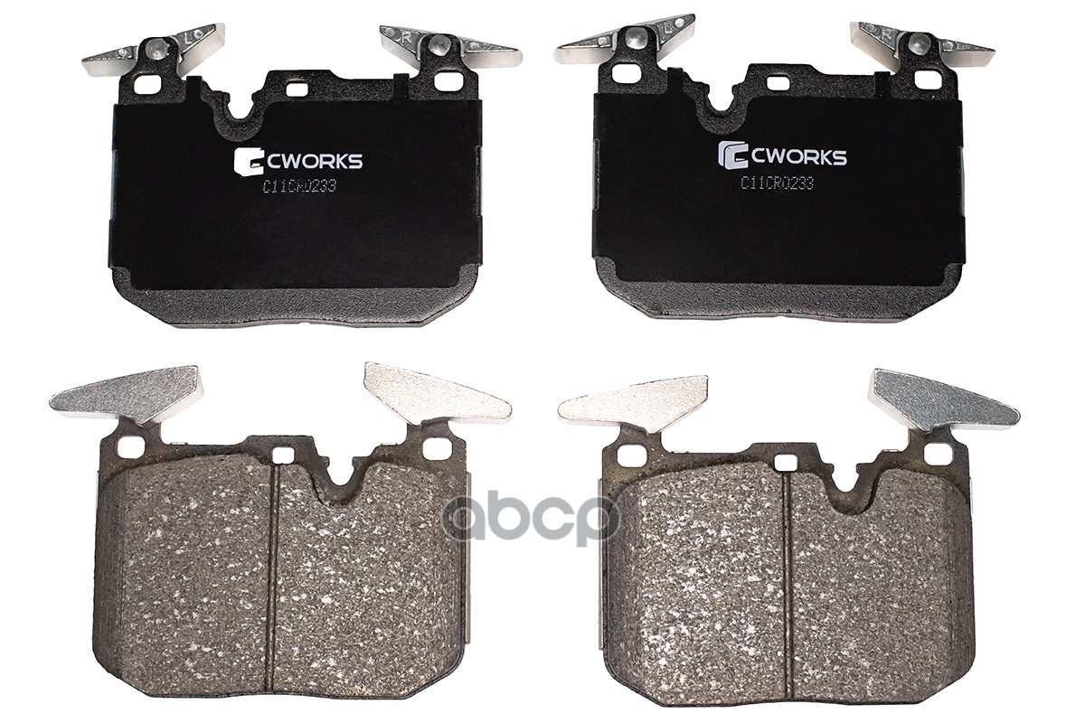 Тормозные колодки передние, Low Metallic C11CR0233 CWORKS арт. C11CR0233