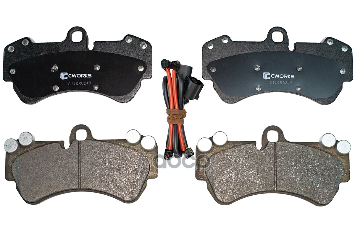 Колодки тормозные дисковые передние  Low Metallic CWORKS арт. c11cr0249
