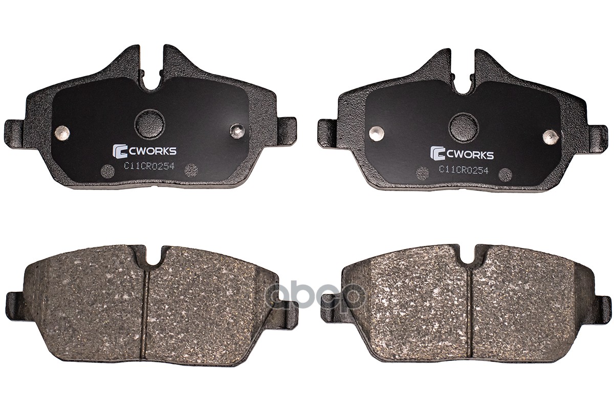 Тормозные колодки передние, Low Metallic C11CR0254 CWORKS арт. C11CR0254