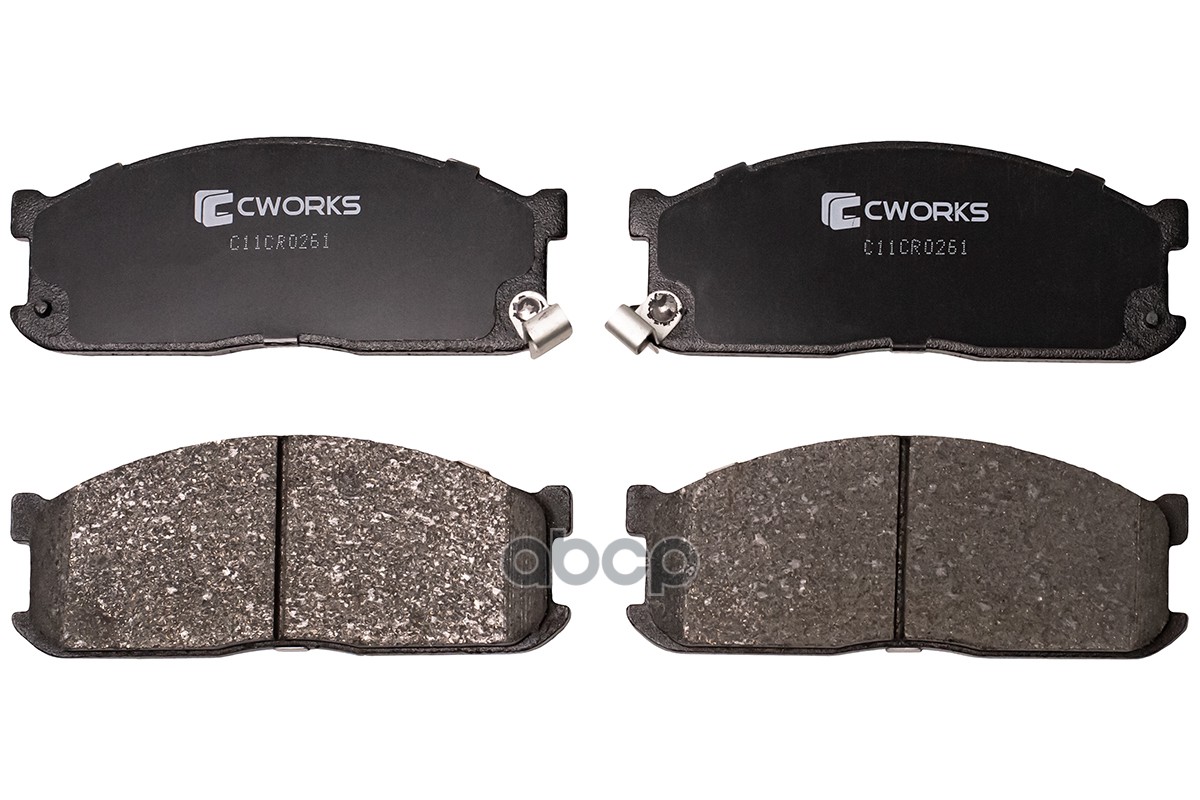 Тормозные колодки передние, Low Metallic C11CR0261 CWORKS арт. C11CR0261