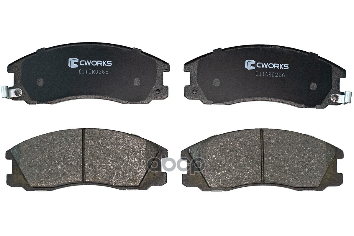 Тормозные колодки передние, Low Metallic C11CR0266 CWORKS арт. C11CR0266