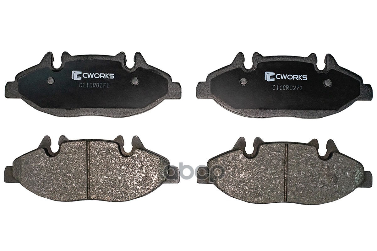Тормозные колодки передние, Low Metallic C11CR0271 CWORKS арт. C11CR0271