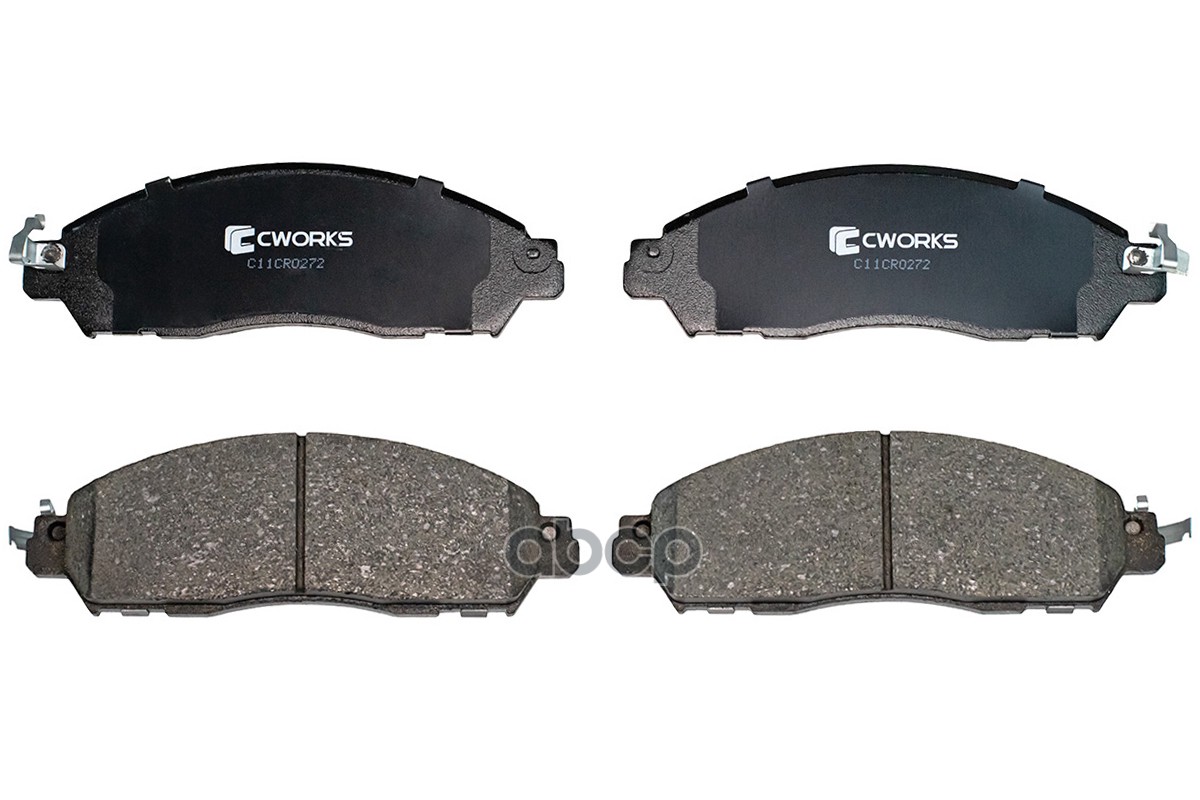 Тормозные Колодки Передние, Low Metallic C11cr0272 CWORKS арт. C11CR0272