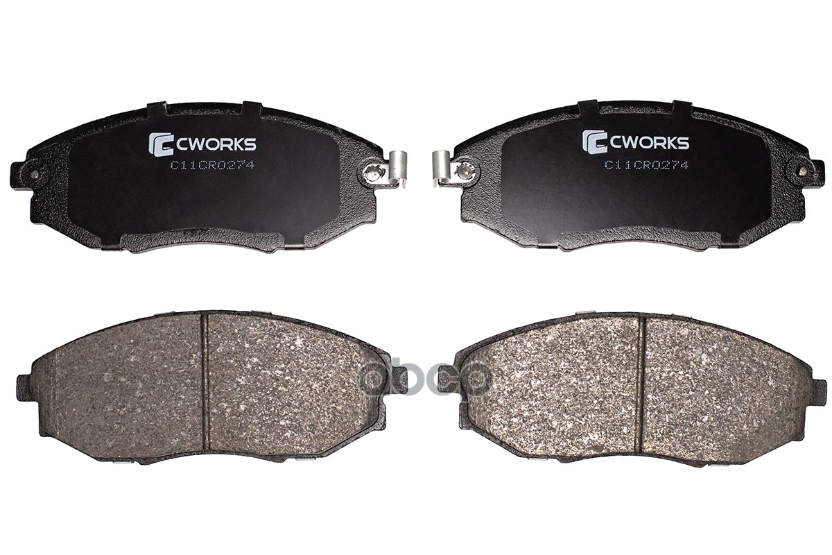 Тормозные колодки передние, Low Metallic C11CR0274 CWORKS арт. C11CR0274