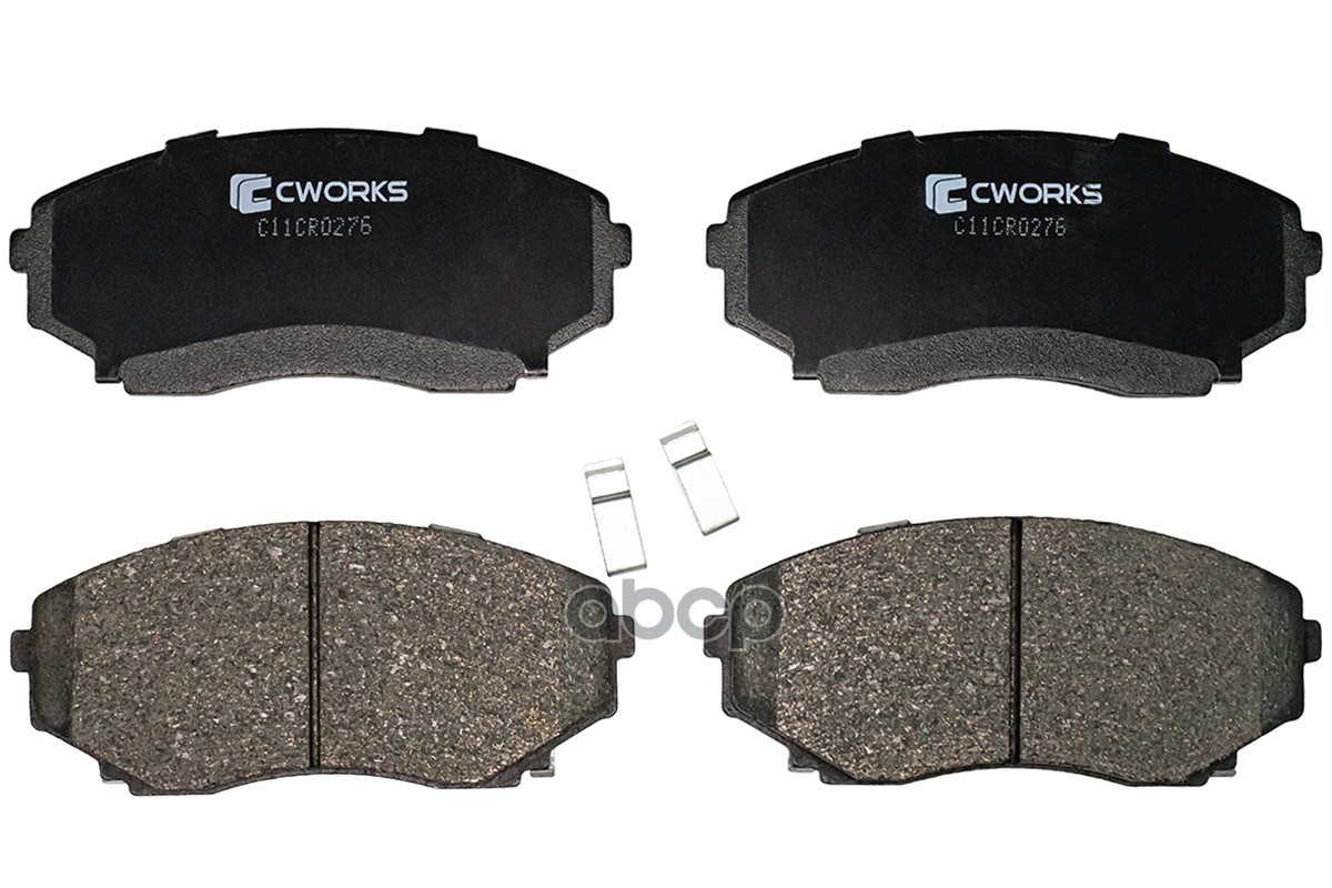 Тормозные колодки передние, Low Metallic C11CR0276 CWORKS арт. C11CR0276