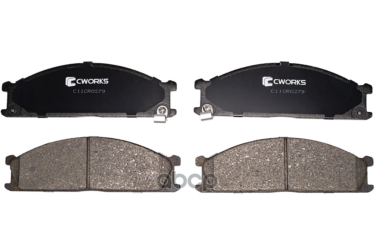 Тормозные колодки передние, Low Metallic C11CR0279 CWORKS арт. C11CR0279