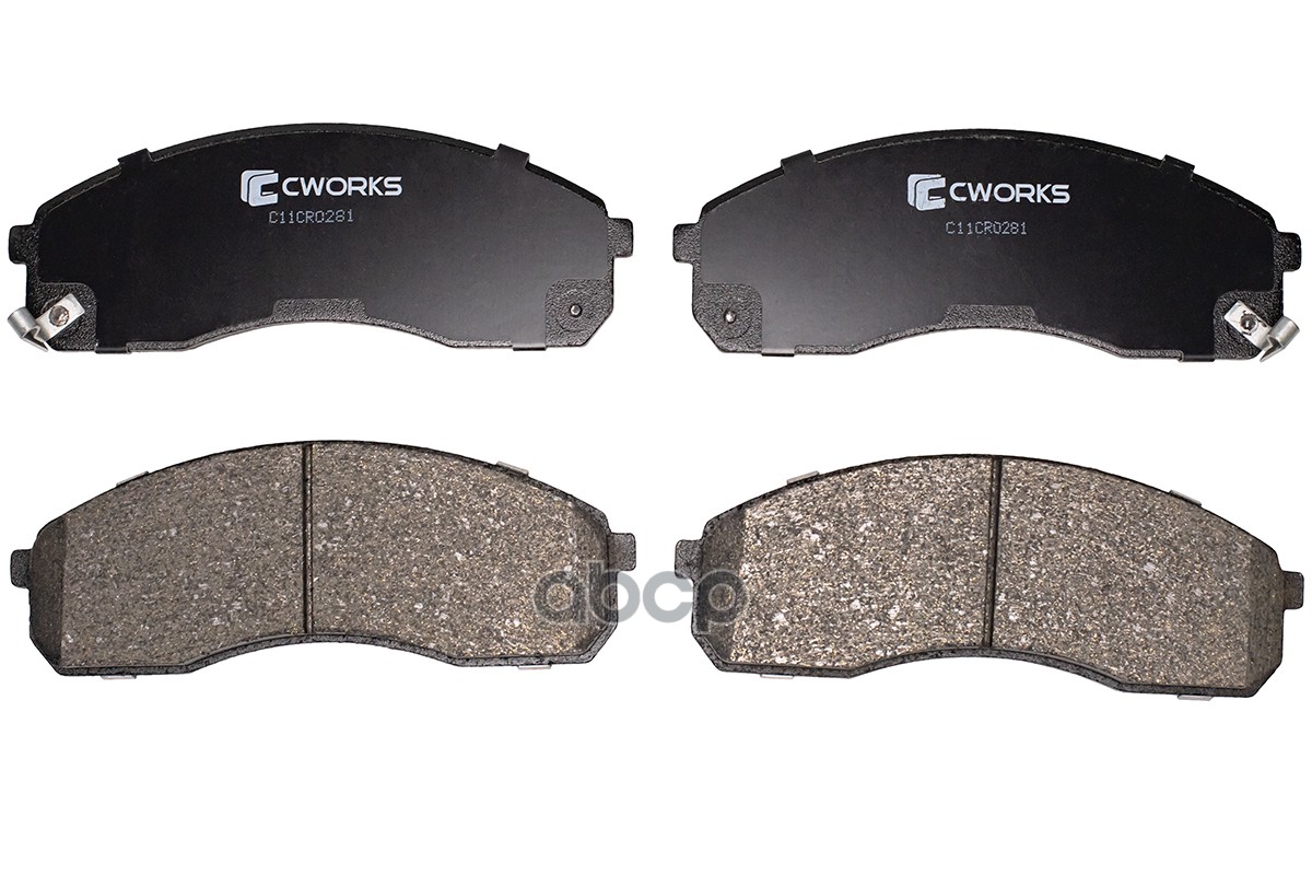 Тормозные Колодки Передние, Low Metallic C11cr0281 CWORKS арт. C11CR0281