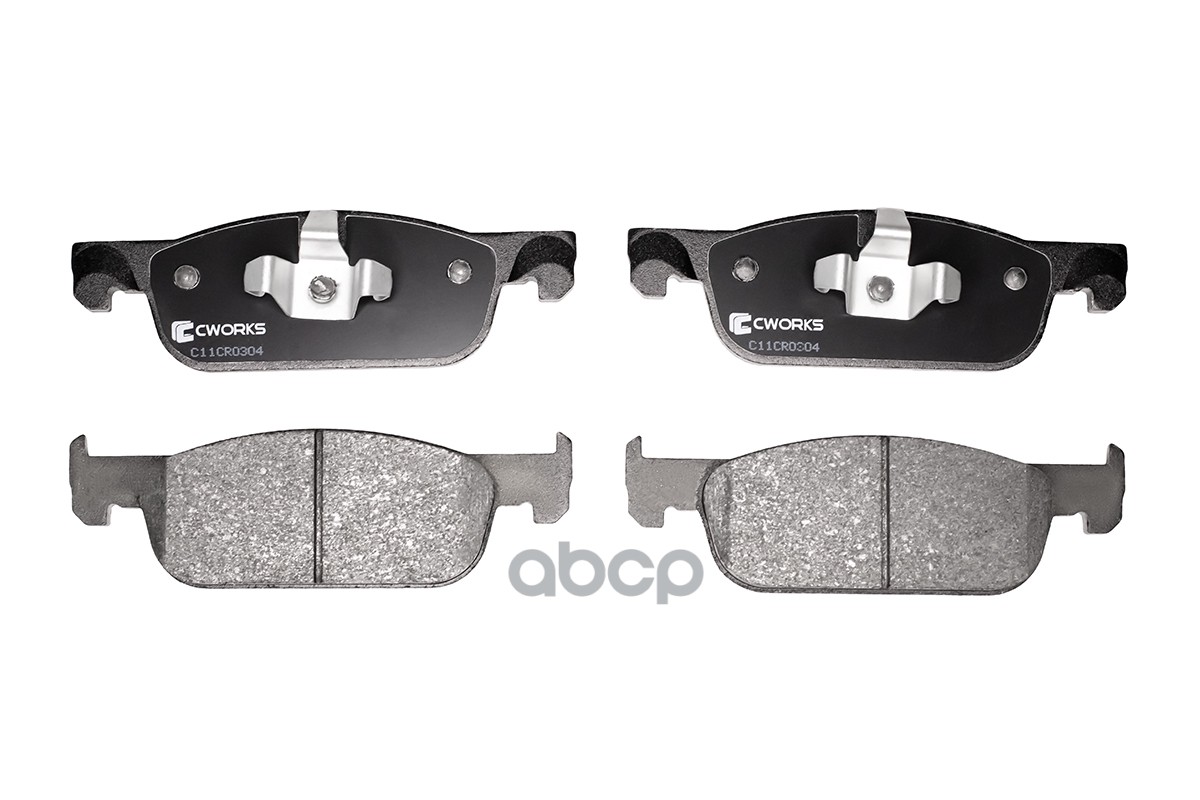 Тормозные колодки передние Low Metallic C11CR0304 CWORKS арт. C11CR0304