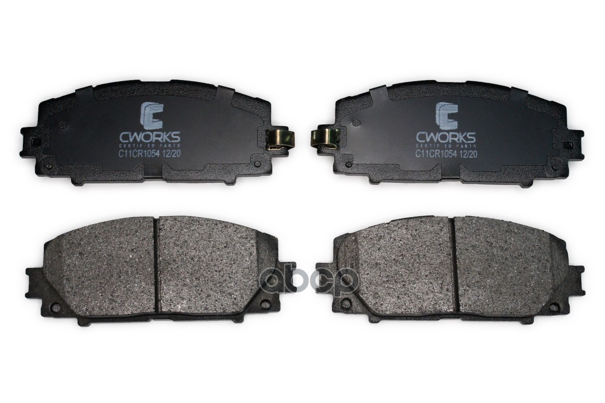 Колодки тормозные дисковые передние  Low Metallic CWORKS арт. c11cr1054