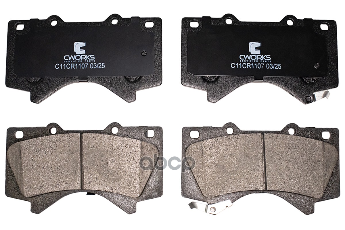 Колодки передние CWORKS C11CR1107 CWORKS арт. C11CR1107
