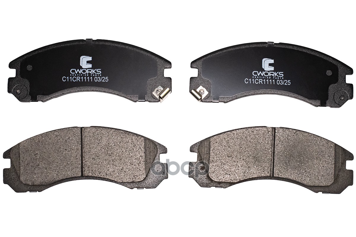 Тормозные колодки передние Low Metallic C11CR1111 CWORKS арт. C11CR1111