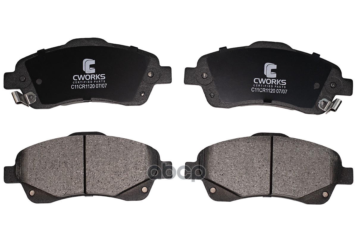 Колодки передние CWORKS C11CR1120 CWORKS арт. C11CR1120
