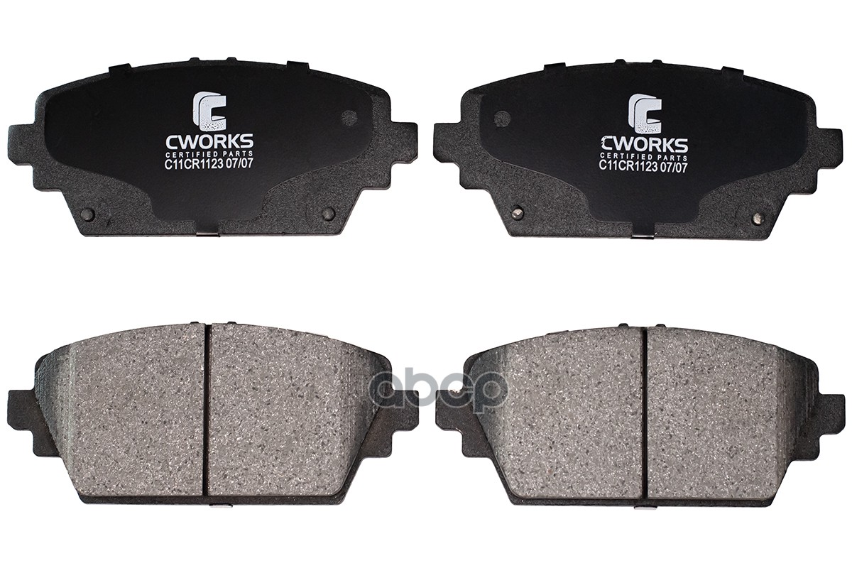 Тормозные колодки передние Low Metallic C11CR1123 CWORKS арт. C11CR1123