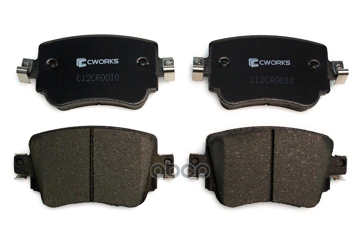Тормозные колодки задние Low Metallic C12CR0010 CWORKS арт. C12CR0010