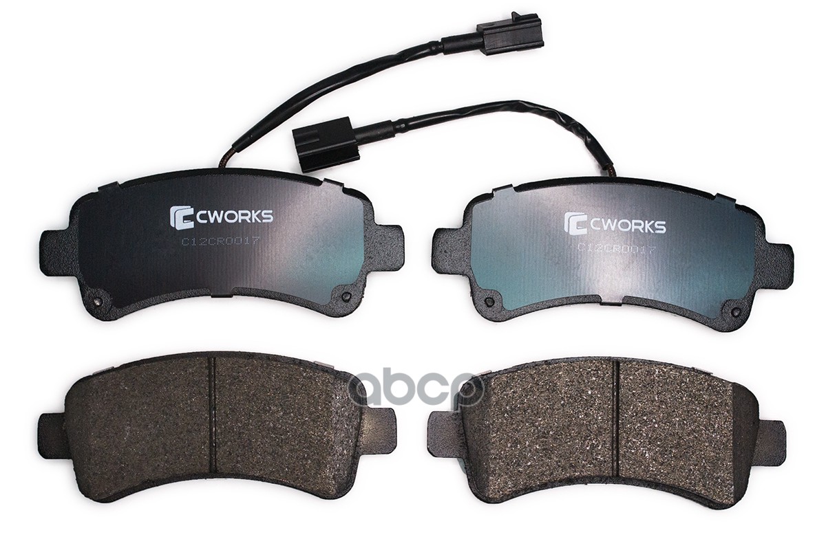 Тормозные колодки задние Low Metallic C12CR0017 CWORKS арт. C12CR0017