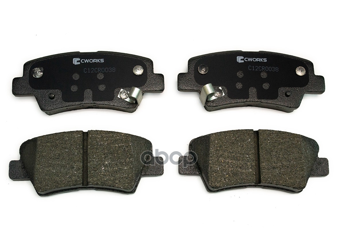Тормозные колодки задние, Low Metallic C12CR0038 CWORKS арт. C12CR0038