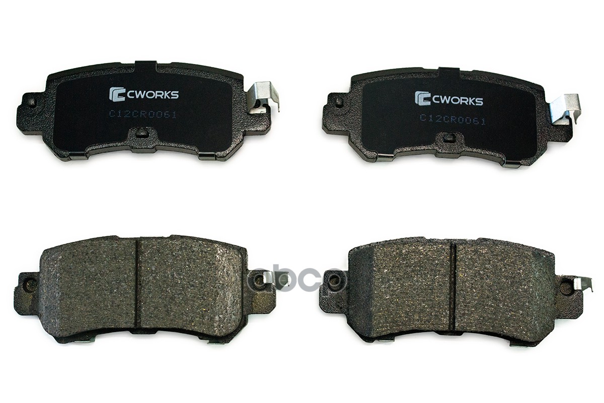 Тормозные колодки задние Low Metallic C12CR0061 CWORKS арт. C12CR0061