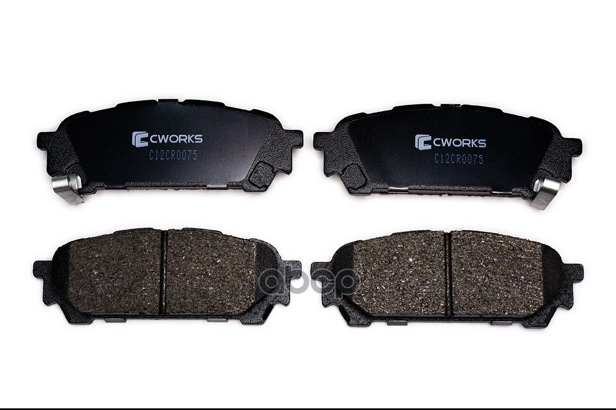 Тормозные колодки задние Low Metallic C12CR0075 CWORKS арт. C12CR0075