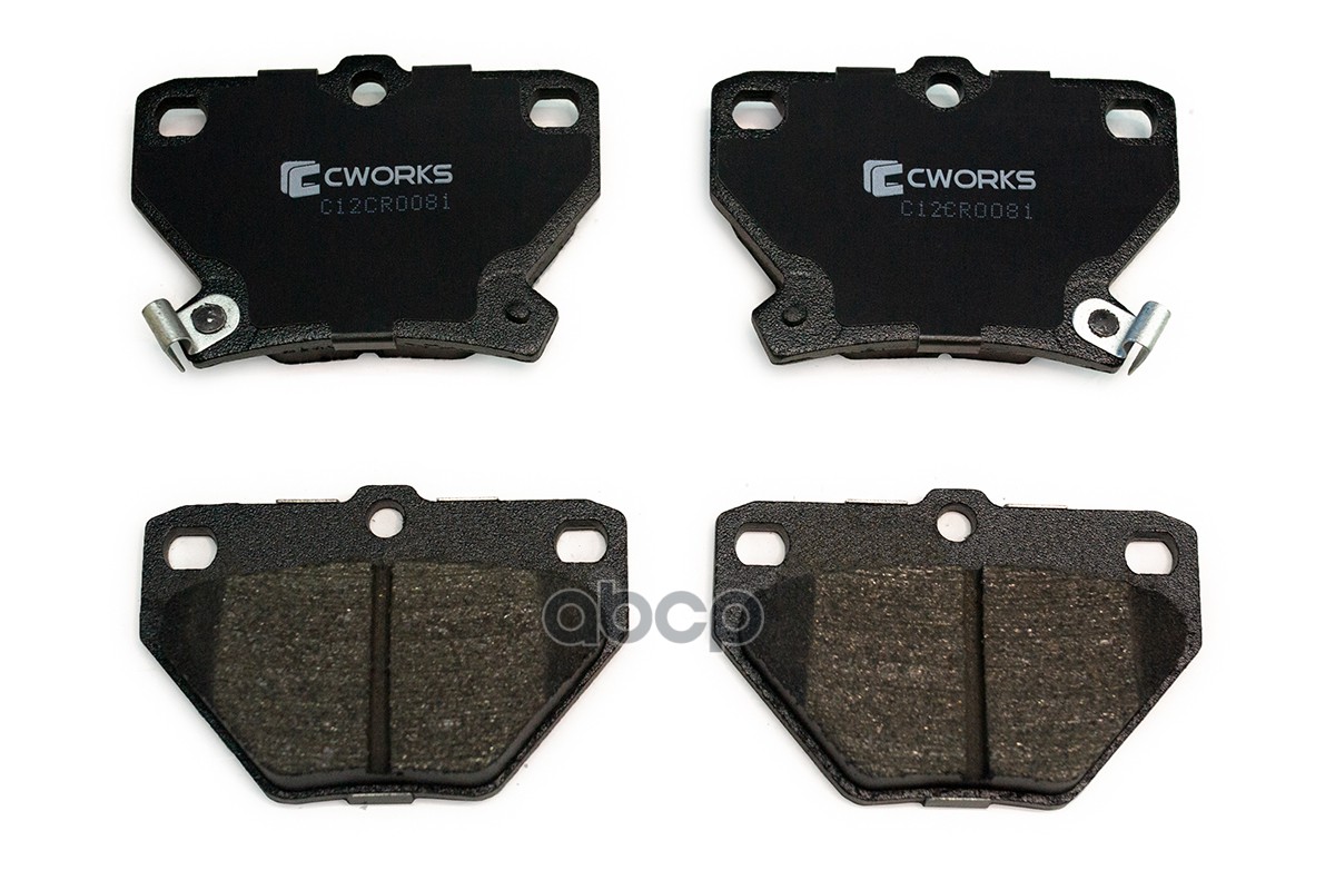 Тормозные колодки задние (Low Metallic) CWORKS C12CR0081 CWORKS арт. C12CR0081