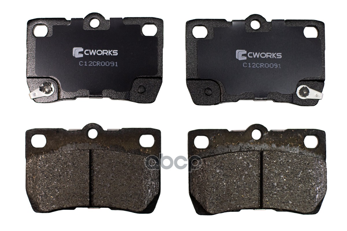 Колодки тормозные дисковые задние  Low Metallic TOYOTA LEXUS GS 300/400/430 (2005-2012) CWORKS арт. c12cr0091