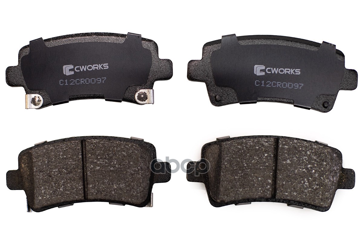 Тормозные колодки задние Low Metallic C12CR0097 CWORKS арт. C12CR0097