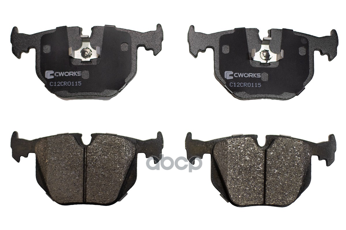 Тормозные колодки задние Low Metallic C12CR0115 CWORKS арт. C12CR0115