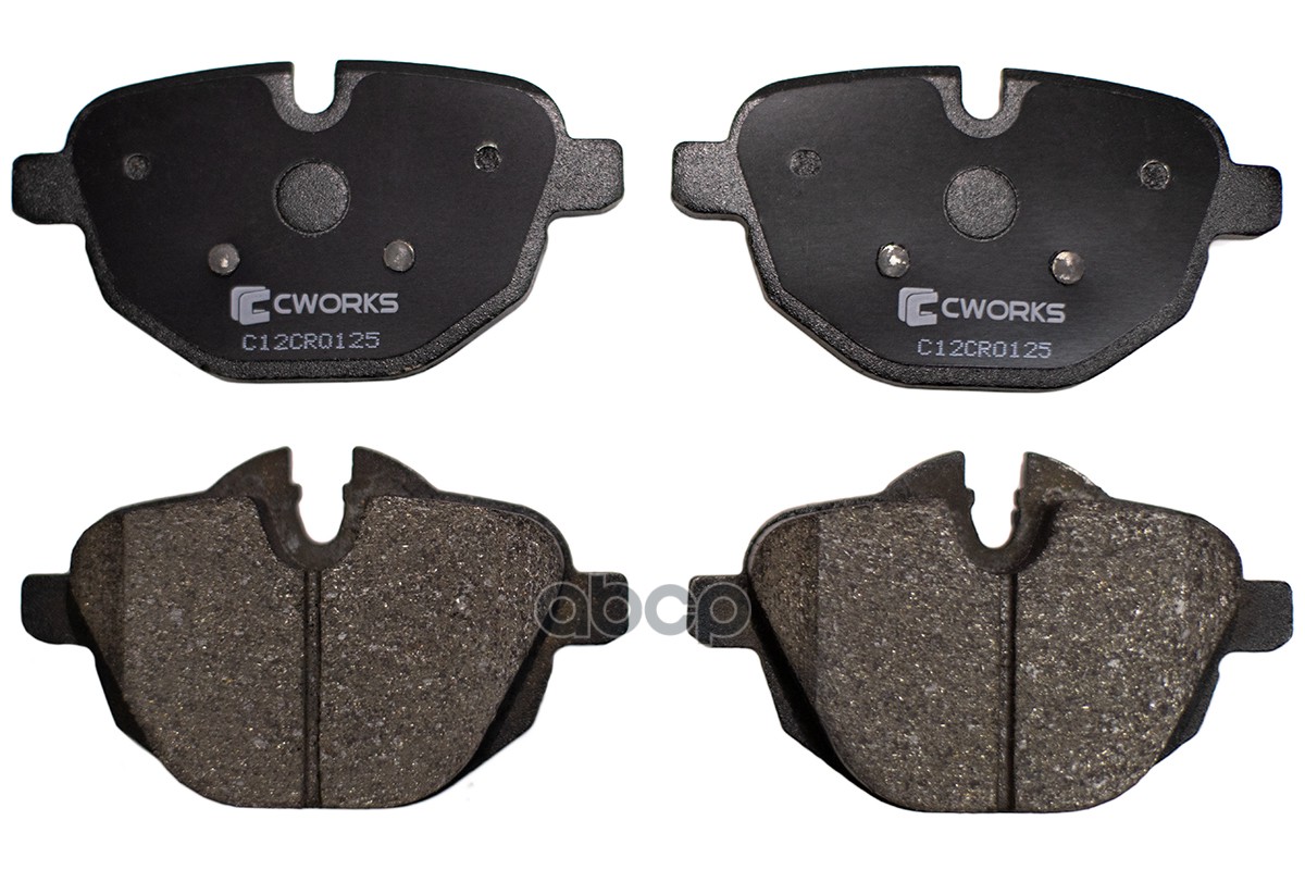 Тормозные колодки задние Low Metallic C12CR0125 CWORKS арт. C12CR0125
