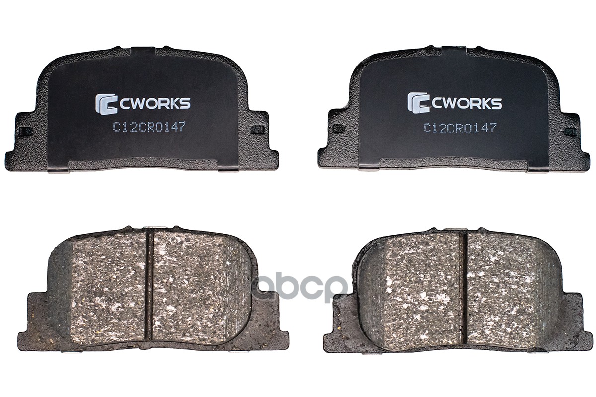 Тормозные колодки задние, Low Metallic C12CR0147 CWORKS арт. C12CR0147